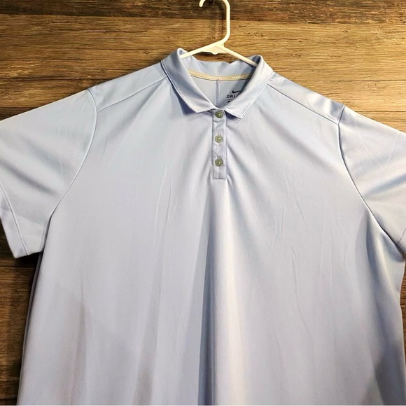 Nike Sky Blue Polo Golf Shirt - Picture 1 of 9